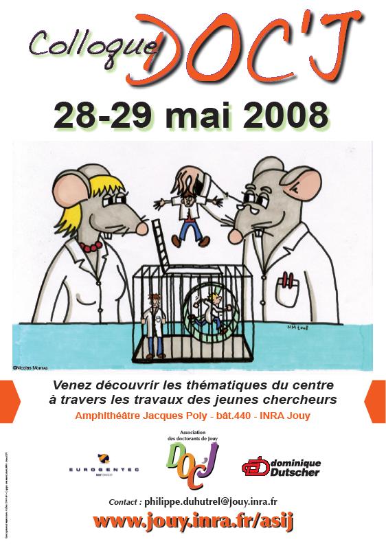 Affiche Colloque Doc'J 2008